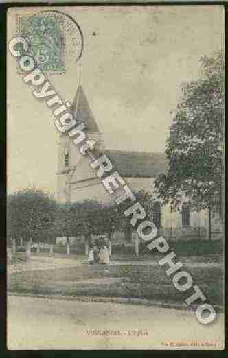 Ville de VOULANGIS Carte postale ancienne