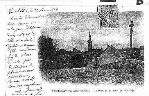 Ville de VOUTENAYSURCURE Carte postale ancienne