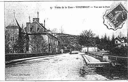 Ville de VOUTENAYSURCURE Carte postale ancienne