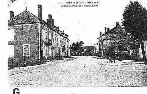 Ville de VOUTENAYSURCURE Carte postale ancienne