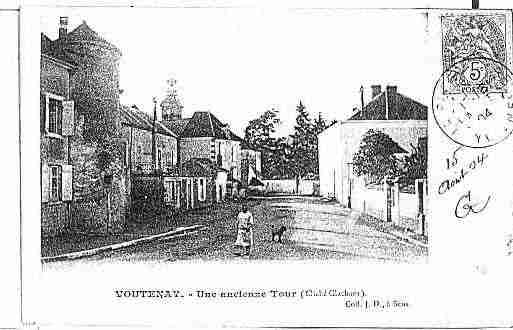 Ville de VOUTENAYSURCURE Carte postale ancienne