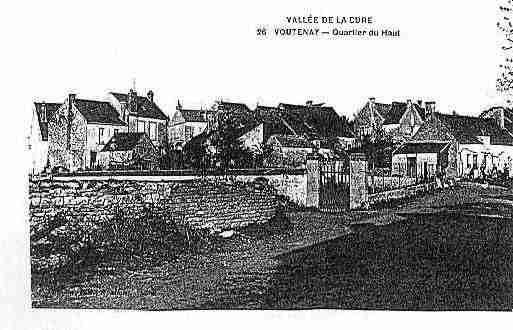 Ville de VOUTENAYSURCURE Carte postale ancienne