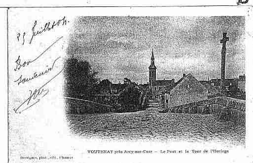Ville de VOUTENAYSURCURE Carte postale ancienne