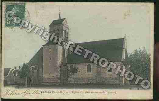 Ville de YEBLES Carte postale ancienne