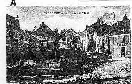 Ville de YROUERRE Carte postale ancienne