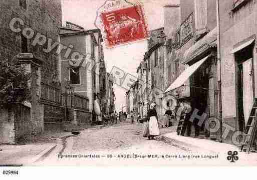 Ville de ARGELESSURMER, carte postale ancienne