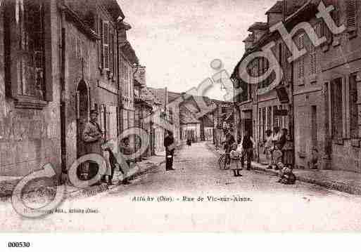 Ville de ATTICHY, carte postale ancienne Ville de ATTICHY, carte postale ancienne