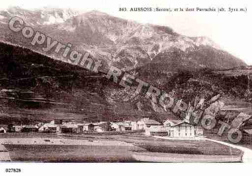 Ville de AUSSOIS, carte postale ancienne