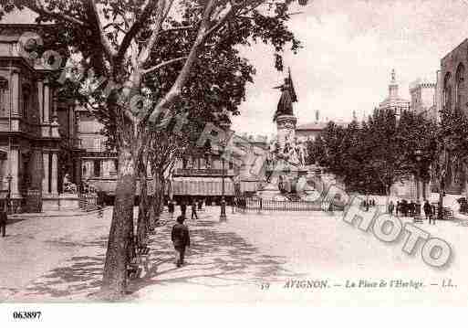 Ville de AVIGNON, carte postale ancienne