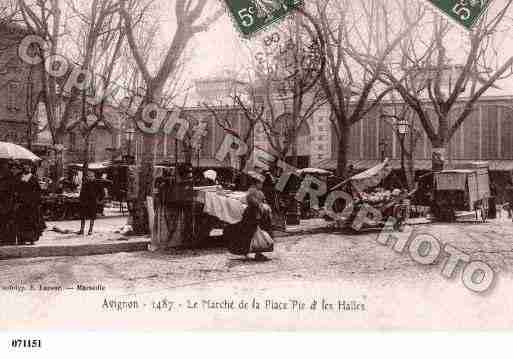 Ville de AVIGNON, carte postale ancienne Ville de AVIGNON, carte postale ancienne