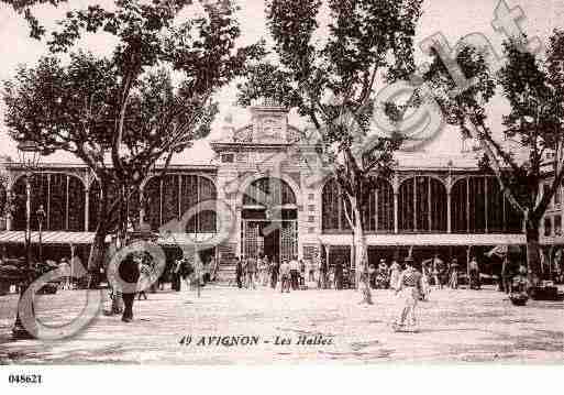 Ville de AVIGNON, carte postale ancienne