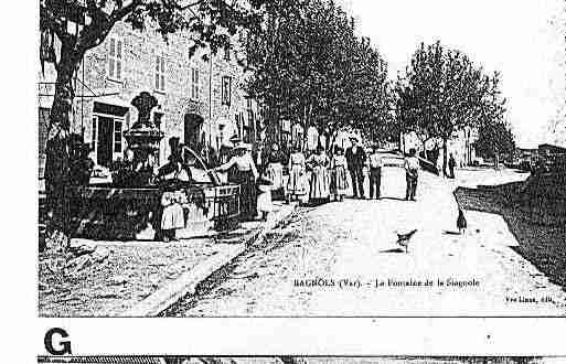 Ville de BARJOLS, carte postale ancienne