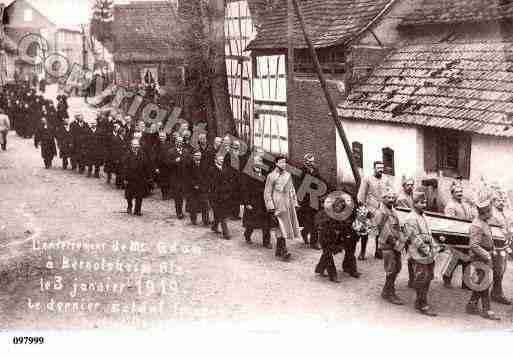 Ville de BERNOLSHEIM, carte postale ancienne