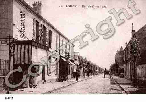 Ville de BONDY, carte postale ancienne