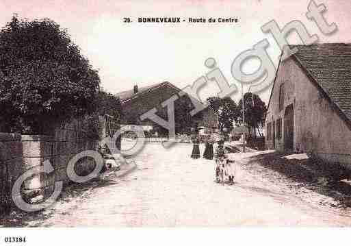 Ville de BONNEVAUX, carte postale ancienne