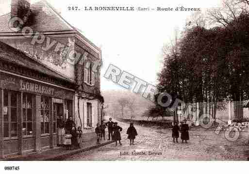 Ville de BONNEVILLESURITON(LA), carte postale ancienne