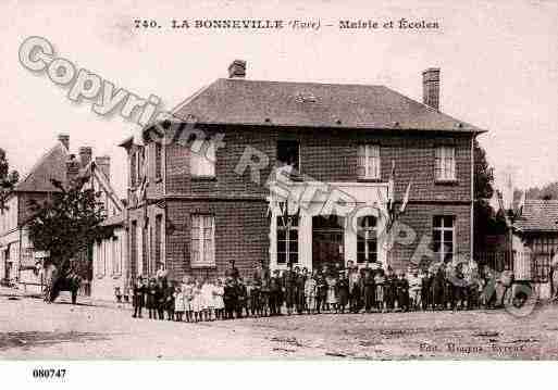 Ville de BONNEVILLESURITON(LA), carte postale ancienne