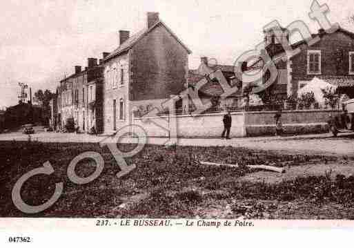 Ville de BUSSEAU(LE), carte postale ancienne