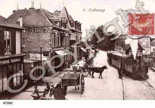 Ville de CABOURG, carte postale ancienne