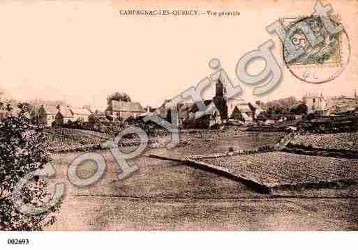 Ville de CAMPAGNACLESQUERCY, carte postale ancienne