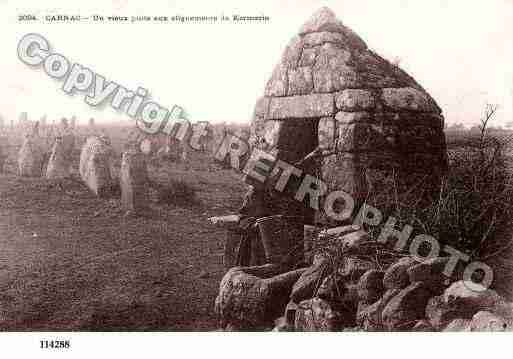 Ville de CARNAC, carte postale ancienne