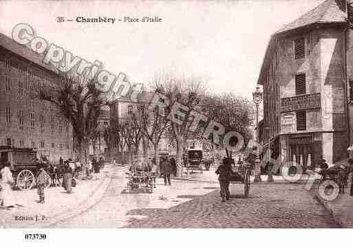 Ville de CHAMBERY, carte postale ancienne