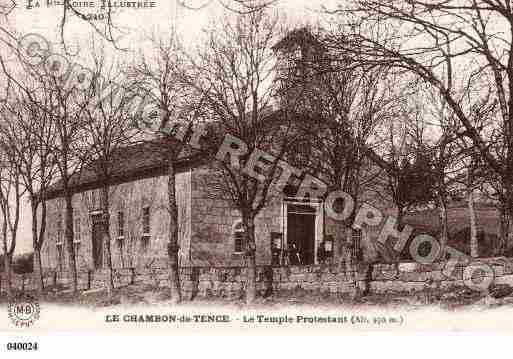 Ville de CHAMBONSURLIGNON(LE), carte postale ancienne