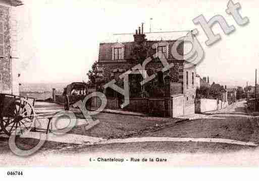 Ville de CHANTELOUPLESVIGNES, carte postale ancienne