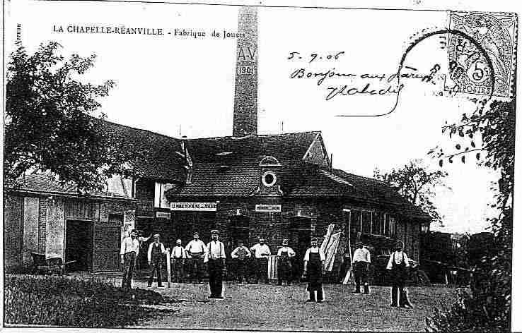 Ville de CHAPELLEREAUVILLE(LA), carte postale ancienne