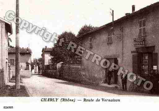 Ville de CHARLY, carte postale ancienne