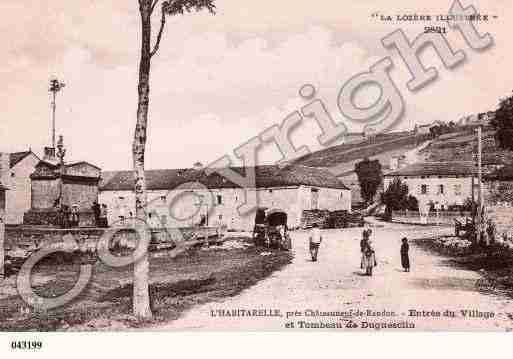 Ville de CHATEAUNEUFDERANDON, carte postale ancienne
