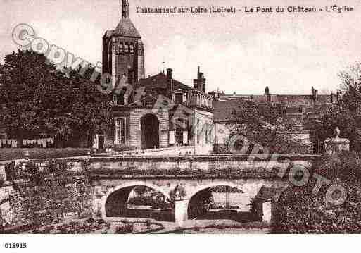 Ville de CHATEAUNEUFSURLOIRE, carte postale ancienne