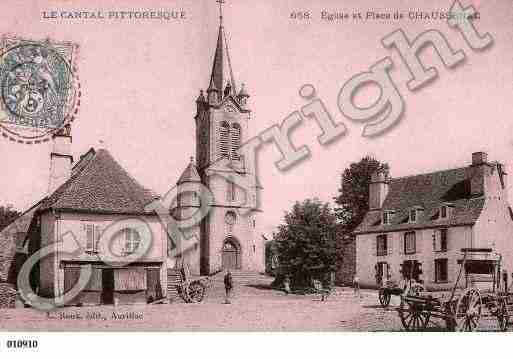 Ville de CHAUSSENAC, carte postale ancienne