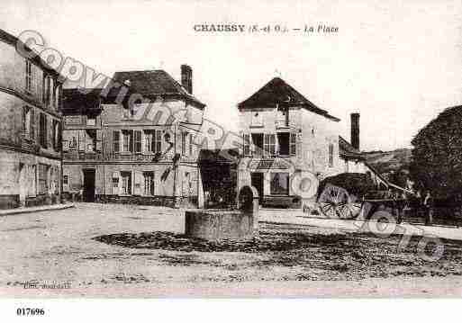 Ville de CHAUSSY, carte postale ancienne