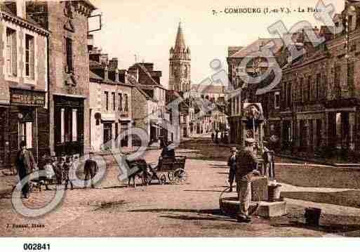 Ville de COMBOURG, carte postale ancienne