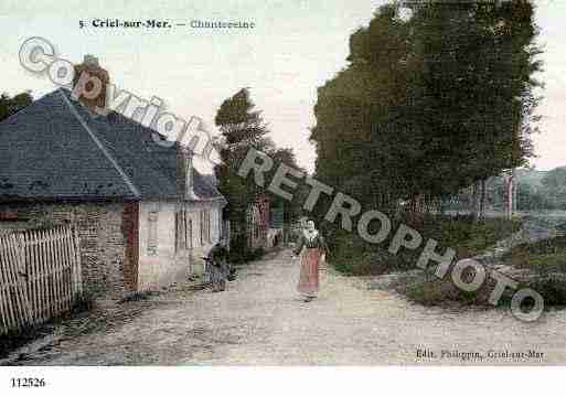 Ville de CRIELSURMER, carte postale ancienne