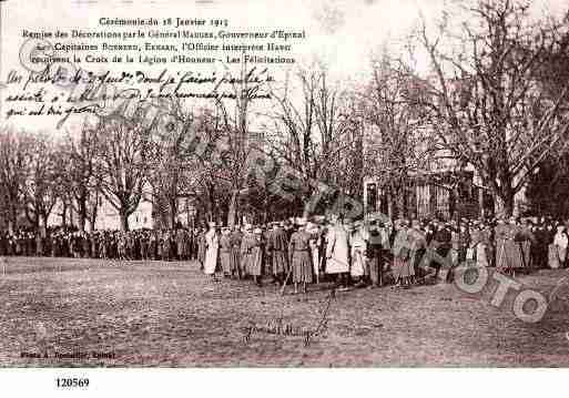 Ville de EPINAL, carte postale ancienne
