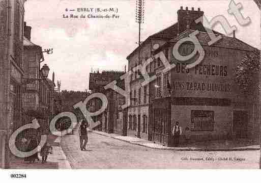 Ville de ESBLY, carte postale ancienne