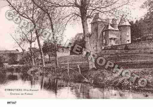 Ville de EYMOUTIERS, carte postale ancienne