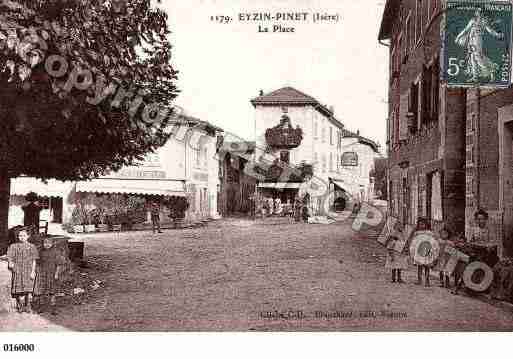 Ville de EYZINPINET, carte postale ancienne