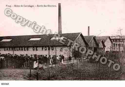 Ville de FOUG, carte postale ancienne