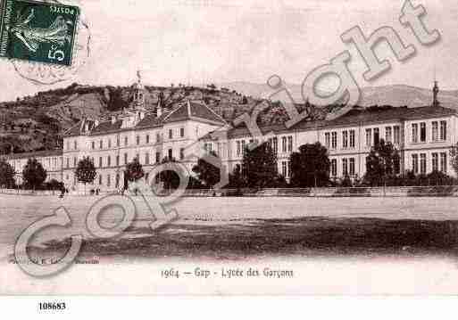 Ville de GAP, carte postale ancienne