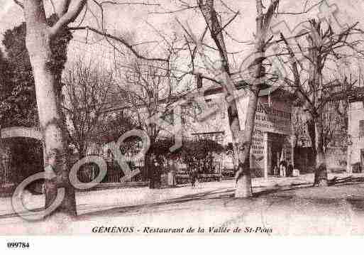 Ville de GEMENOS, carte postale ancienne
