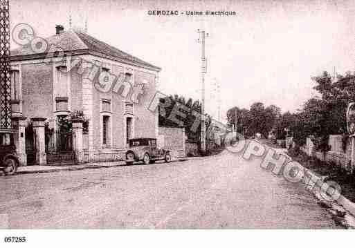 Ville de GEMOZAC, carte postale ancienne