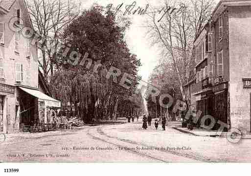 Ville de GRENOBLE, carte postale ancienne