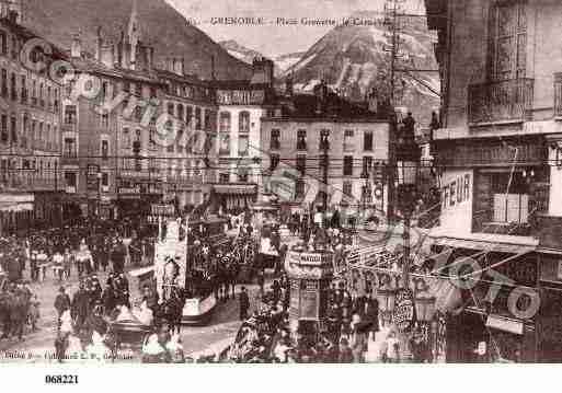 Ville de GRENOBLE, carte postale ancienne