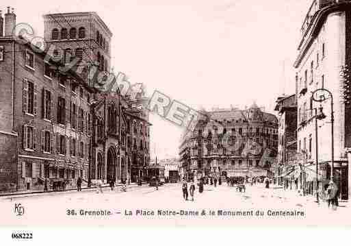 Ville de GRENOBLE, carte postale ancienne