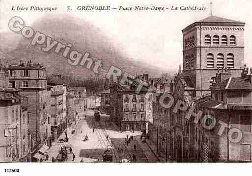 Ville de GRENOBLE, carte postale ancienne