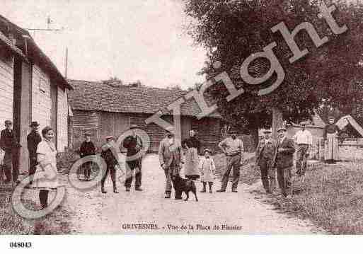 Ville de GRIVESNES, carte postale ancienne