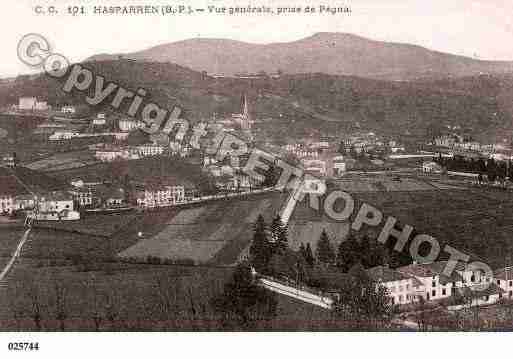 Ville de HASPARREN, carte postale ancienne